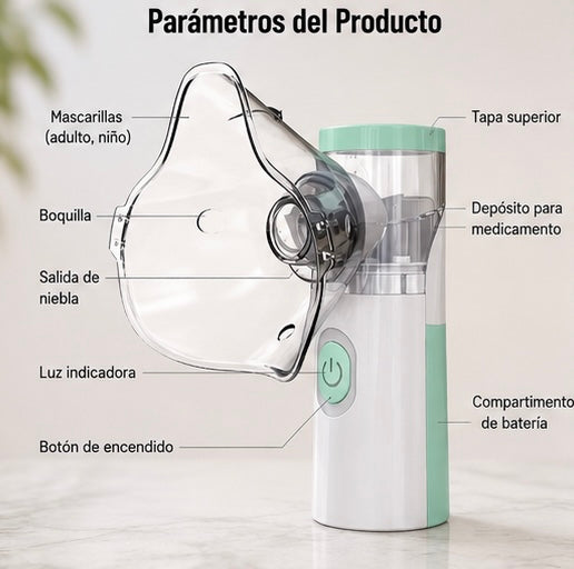 Nebulizador Portátil y Silencioso