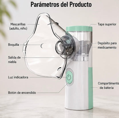 Nebulizador Portátil y Silencioso
